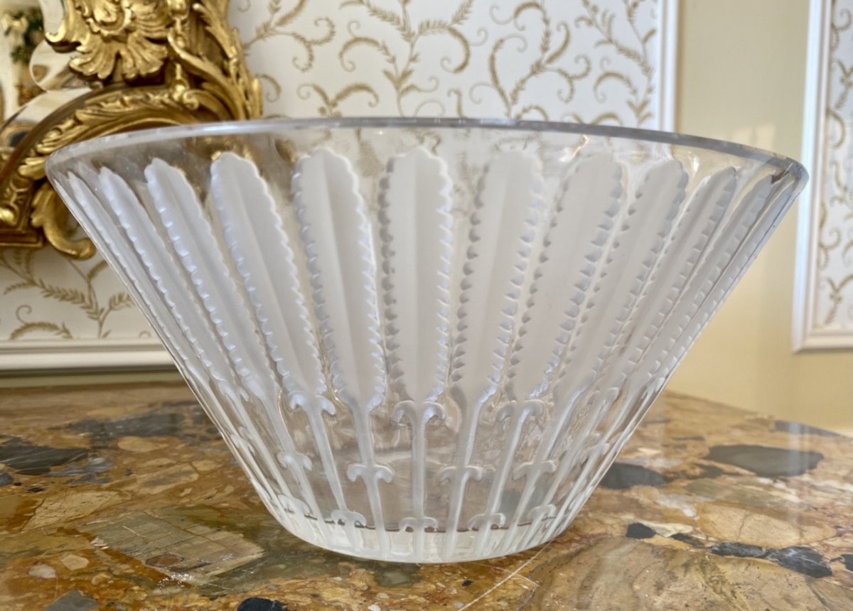 LALIQUE Cristal France - Coupe aux Épis de Blé -photo-1