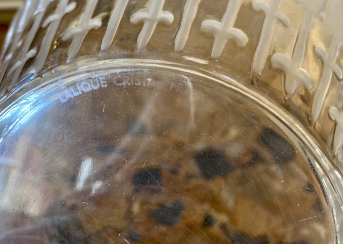 LALIQUE Cristal France - Coupe aux Épis de Blé -photo-4