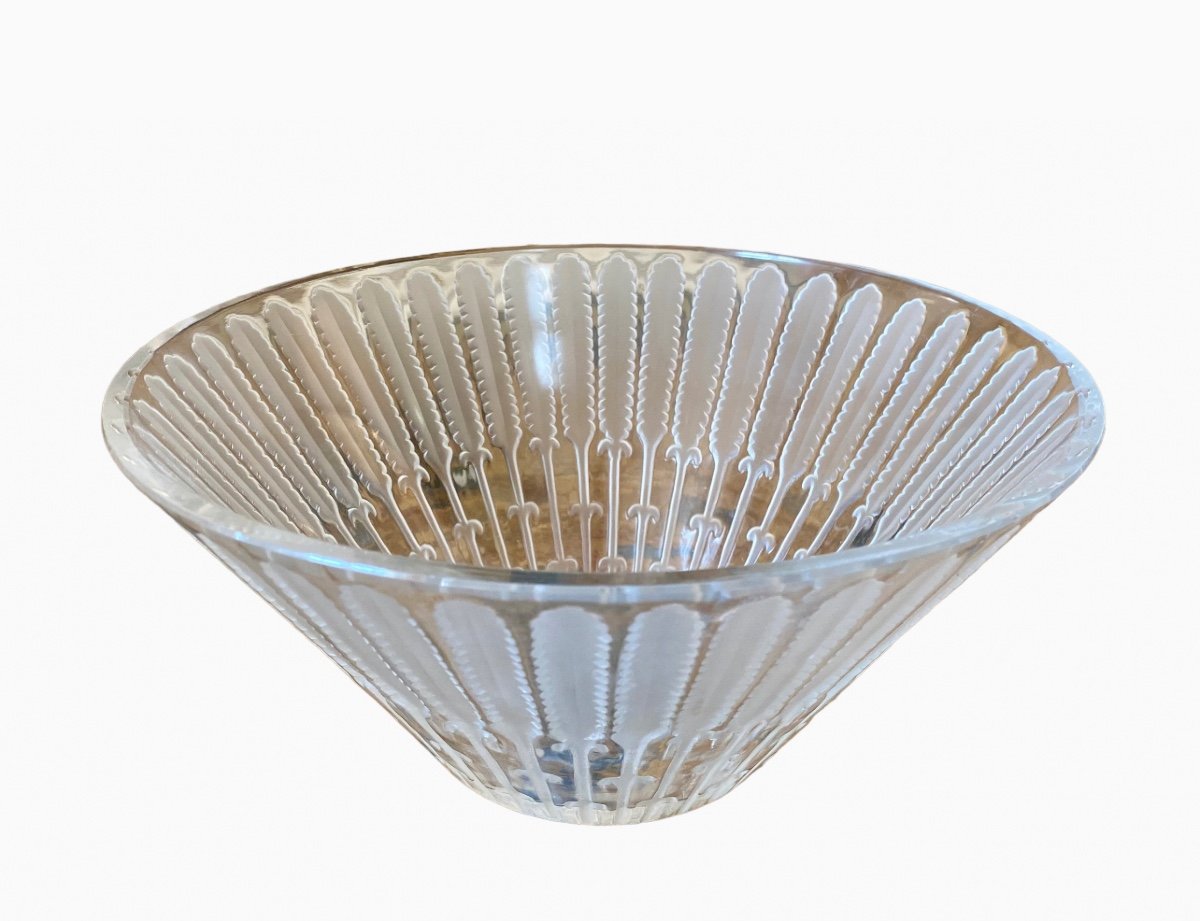 LALIQUE Cristal France - Coupe aux Épis de Blé 