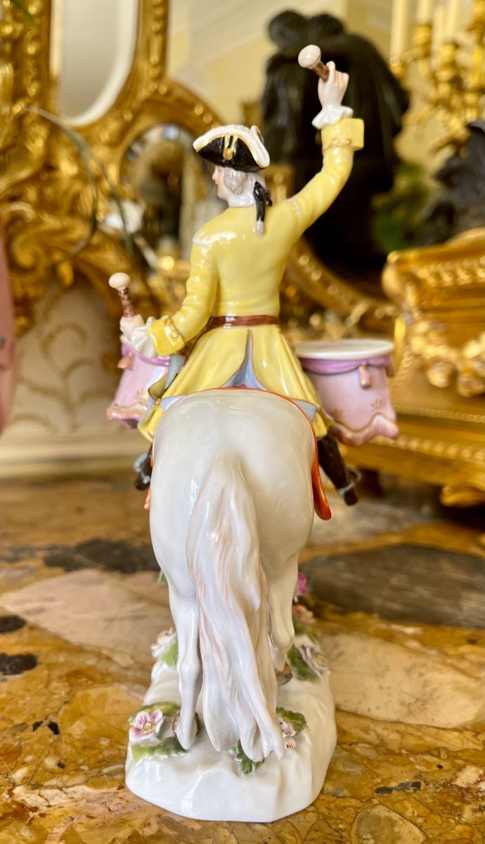Meissen - Drum Rider Porcelain Subject-photo-4