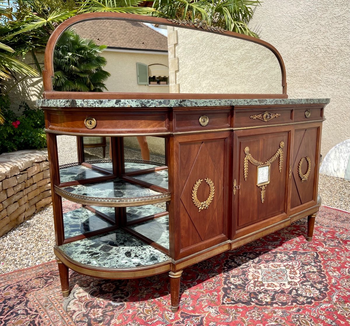 KRIEGER - Buffet en Acajou Style Louis XVI / Nap III-photo-2