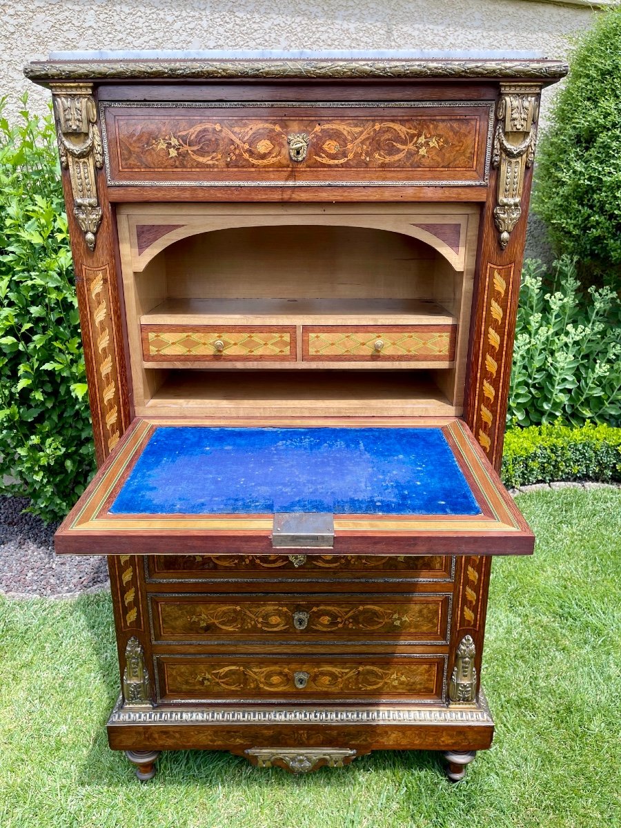 Secretary Napoleon III In Marquetry-photo-1
