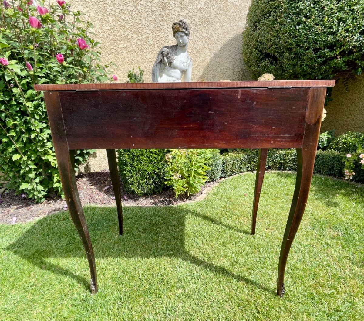 Louis XV Style Marquetry Dressing Table-photo-7