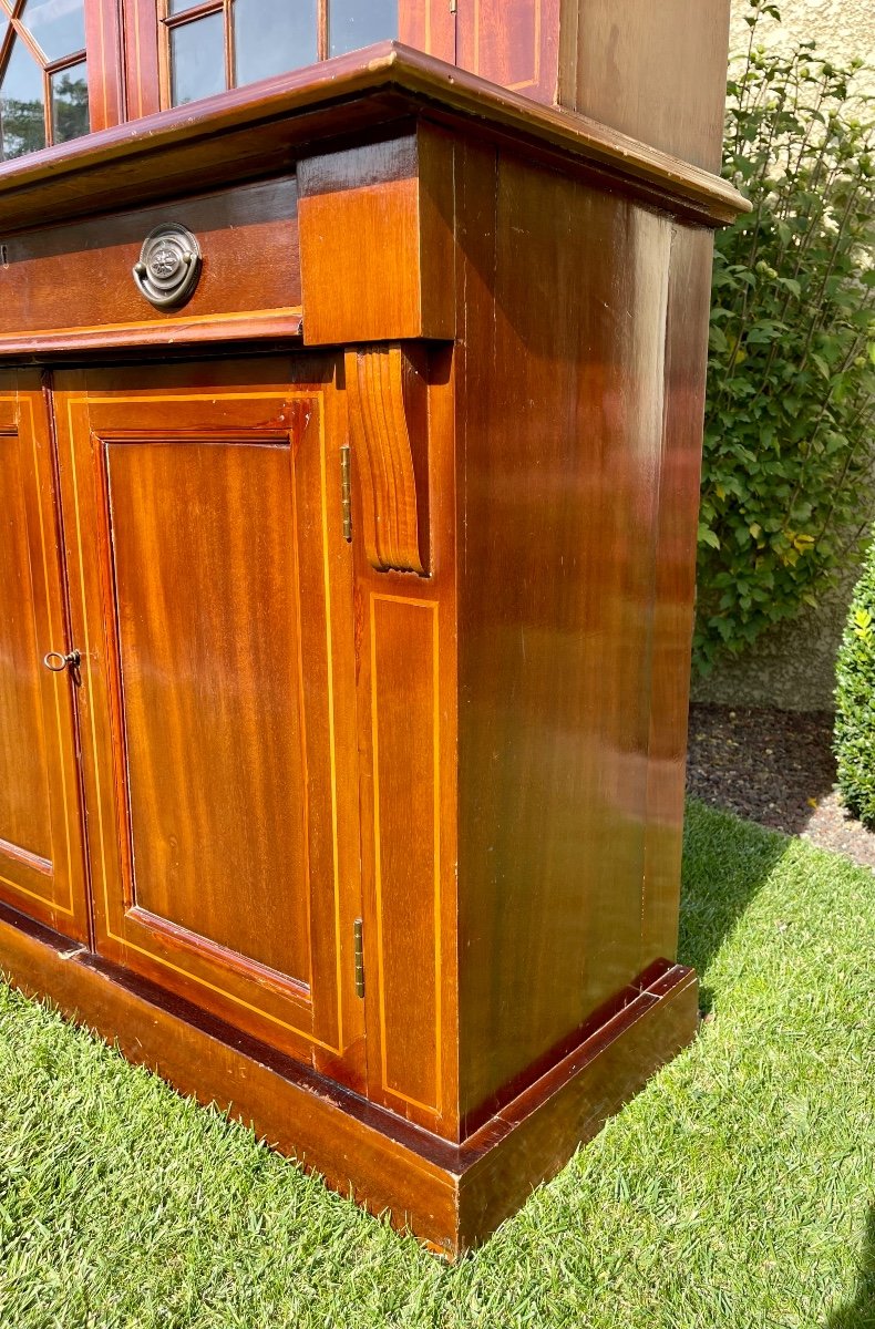 English Mahogany Bookcase-photo-7