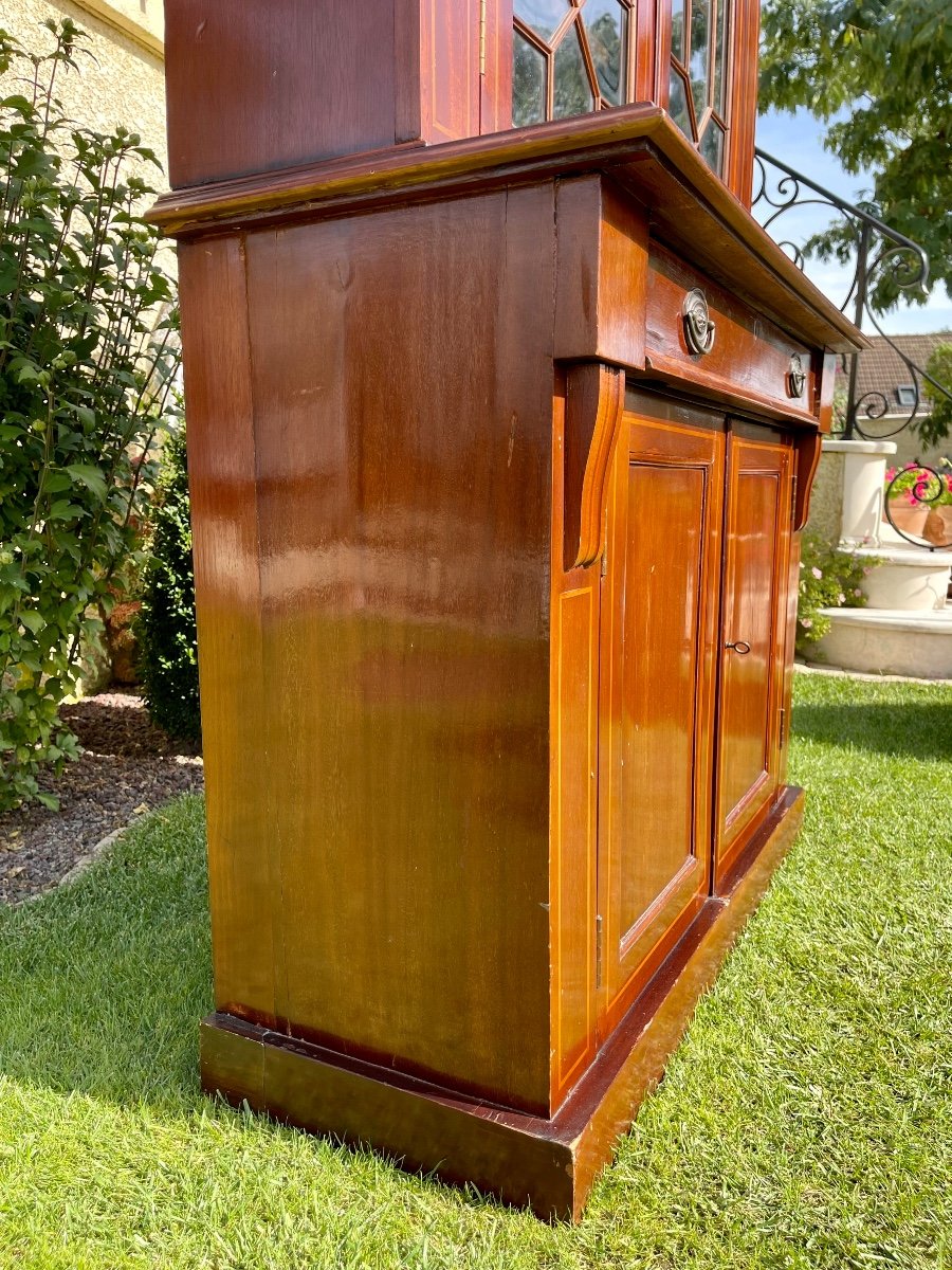 English Mahogany Bookcase-photo-8
