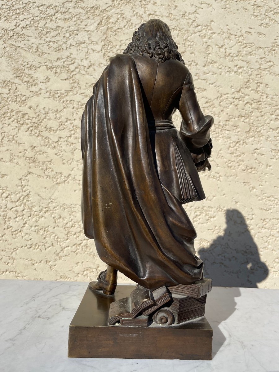 E.M. Melingue - Bronze de Molière, Susses Frères -photo-6