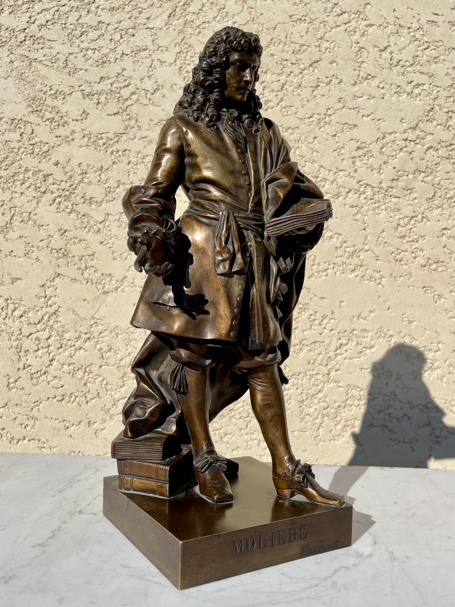 E.M. Melingue - Bronze de Molière, Susses Frères -photo-7