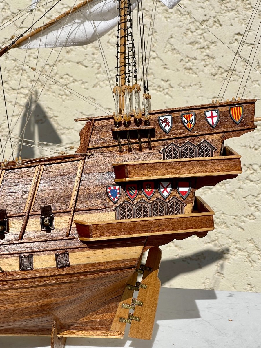 Three Mas Sailboat Model-photo-3