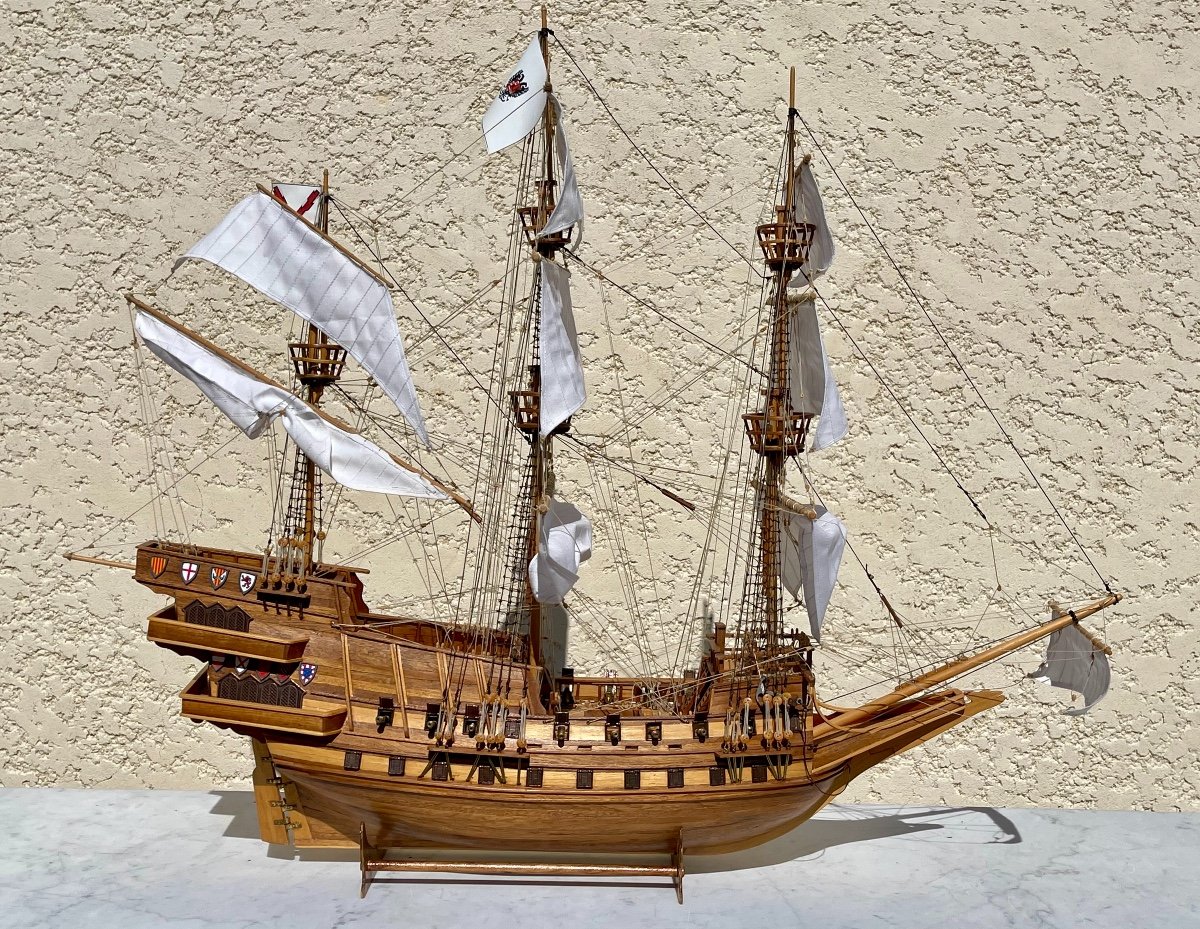 Three Mas Sailboat Model-photo-4