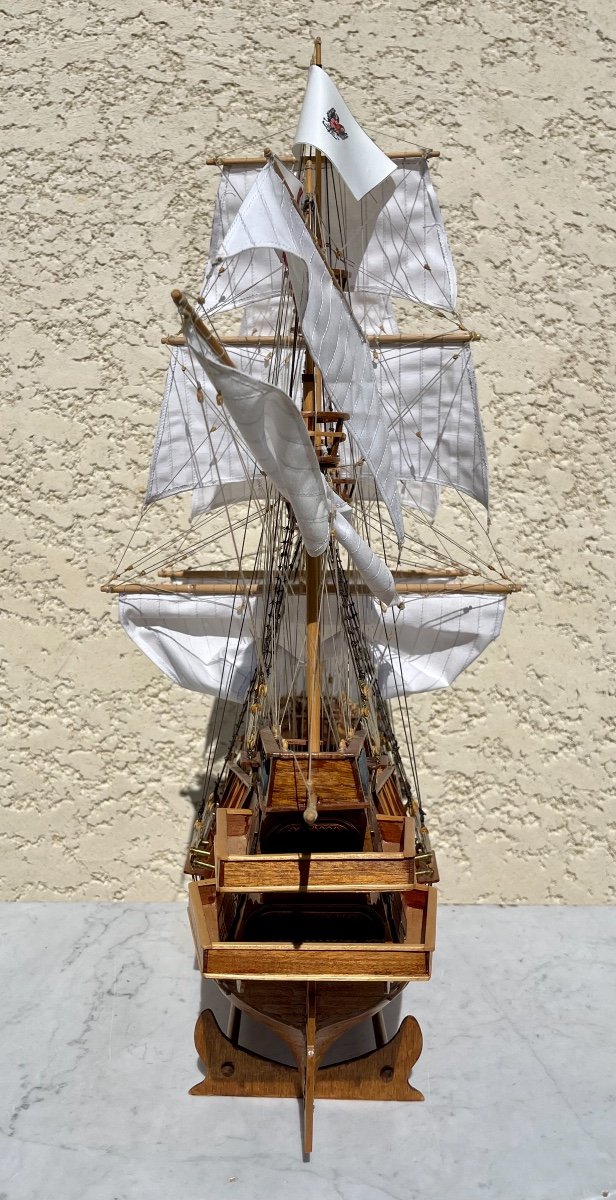 Three Mas Sailboat Model-photo-8