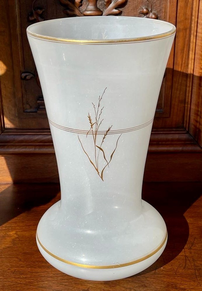 Vase en Opaline D’époque Napoléon III - XIXe-photo-1