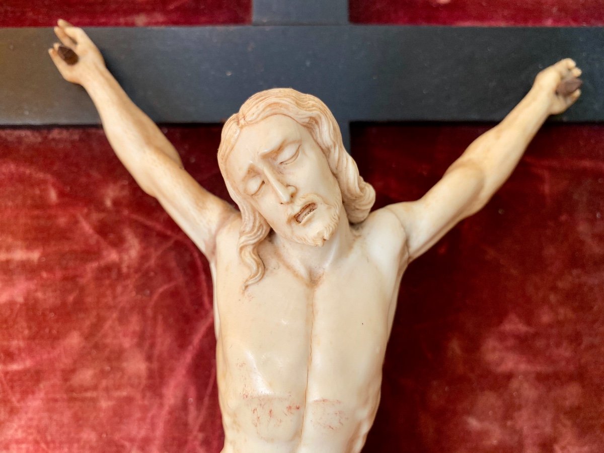 18th Century Crucifix / Christ In Ivory-photo-4