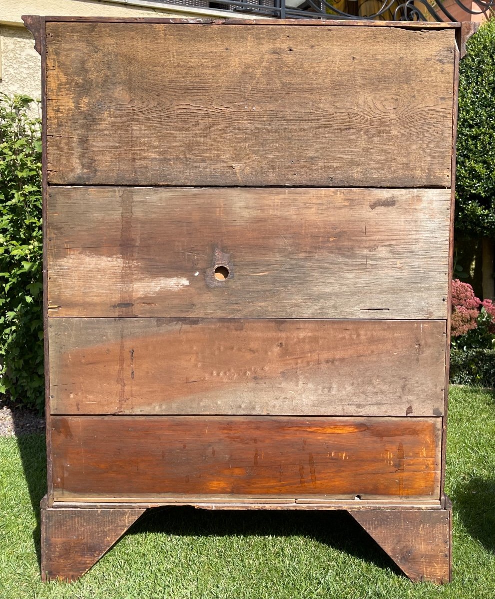 XVIIIth - English Weekly Cabinet With Support Height In Mahogany-photo-8