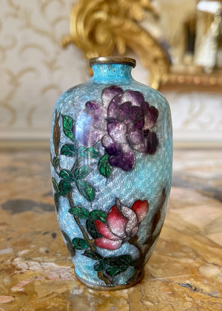 Small Enamel Vase-photo-2