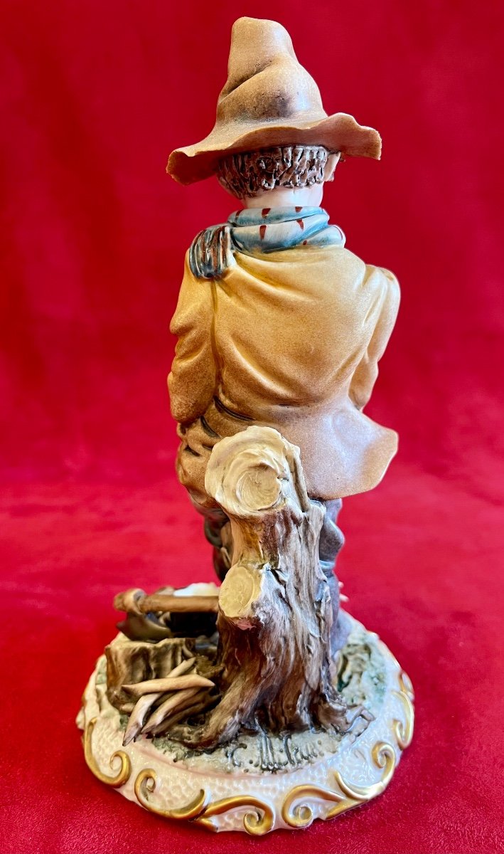 CAPODIMONTE - Paire de Gavroches en Porcelaine-photo-6