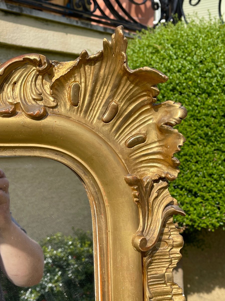 Golden Fireplace Mirror-photo-4