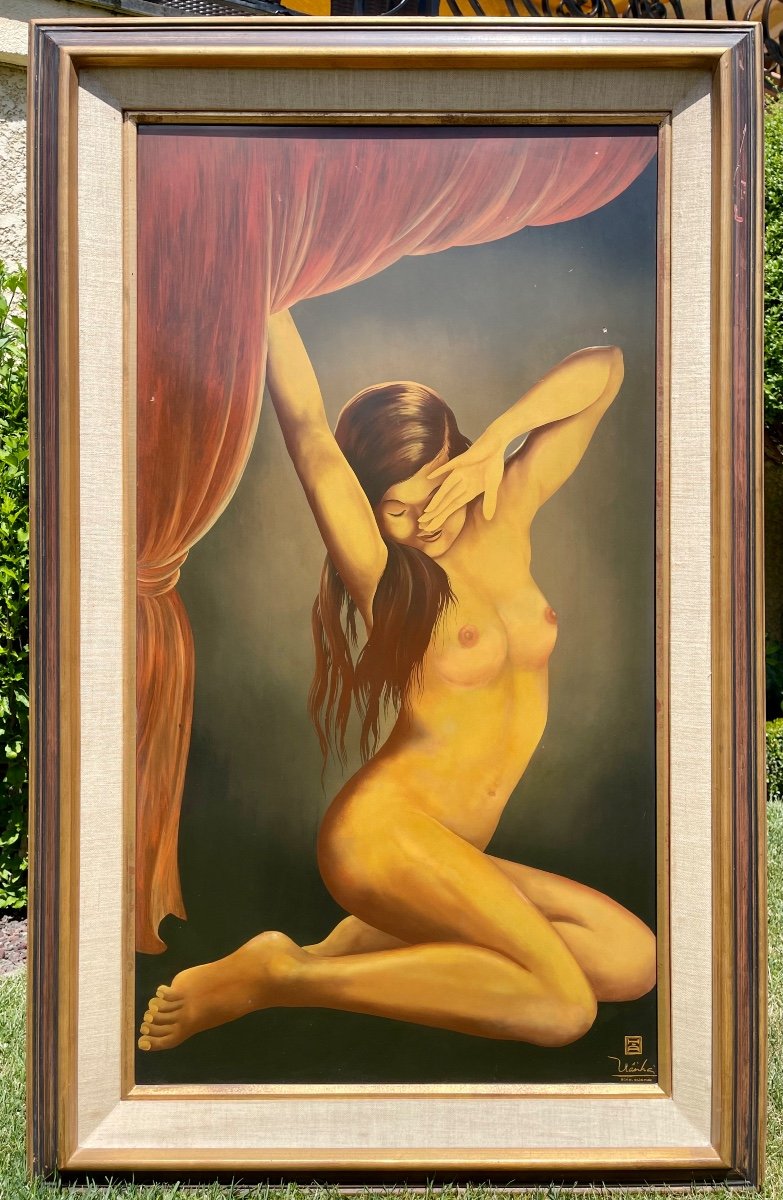 Tran Văn Ha - Laque Vietnamienne, Femme Nue 