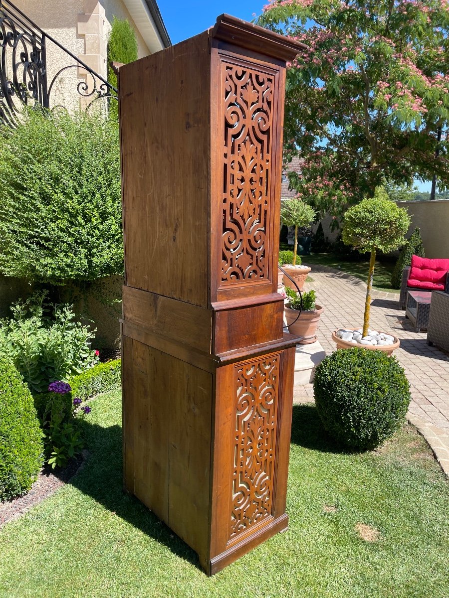 Carved Walnut Buffet-photo-4