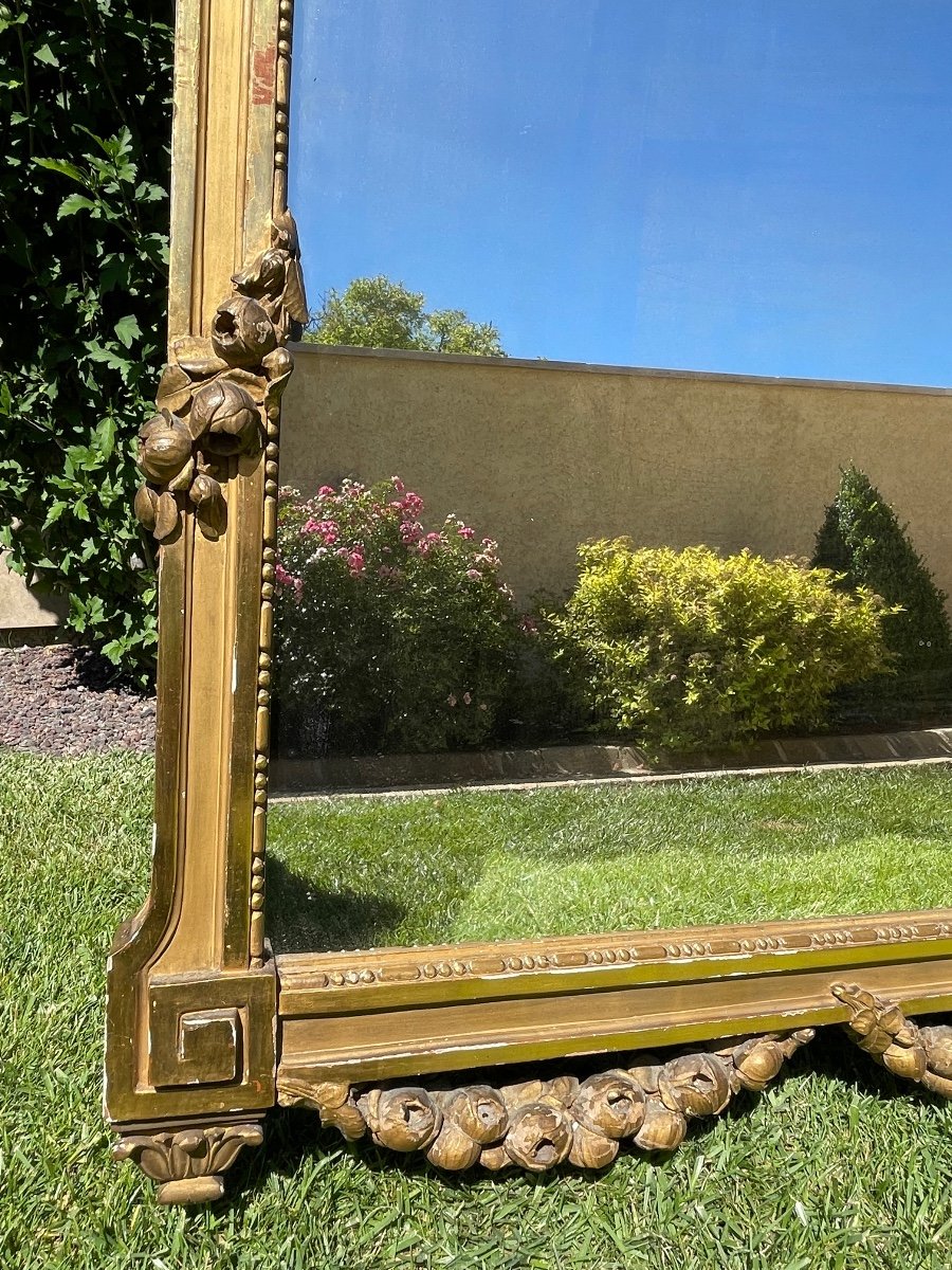 Napoleon III Louis XVI Style Mirror-photo-3
