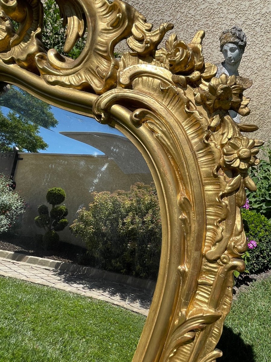 Miroir Rocaille Style Louis XV-photo-3