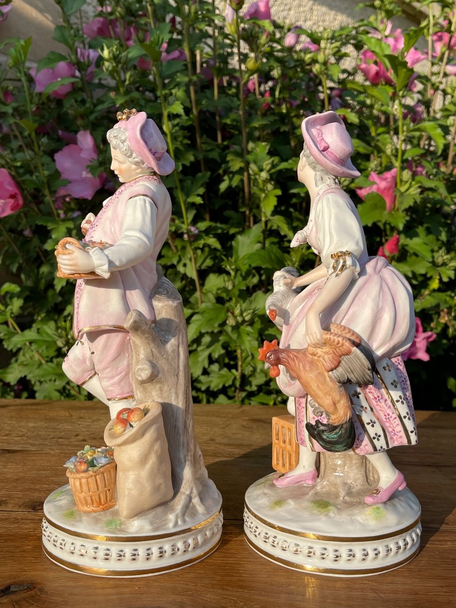 SIDZENDORF - Couple en Porcelaine-photo-5