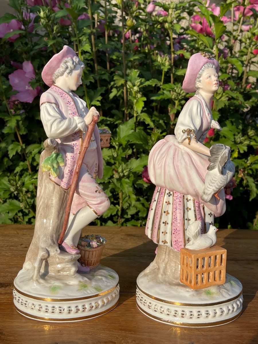 SIDZENDORF - Couple en Porcelaine-photo-7