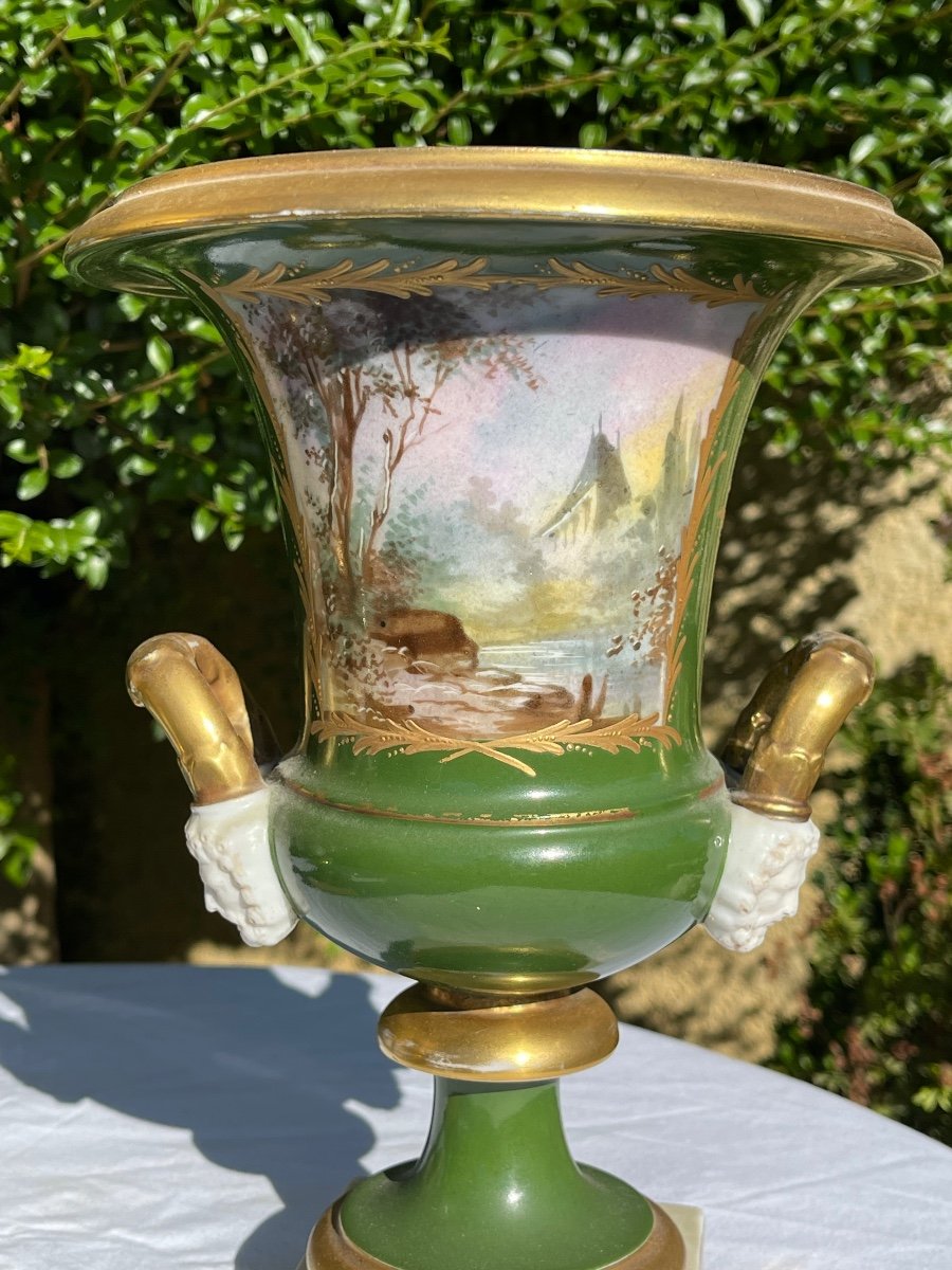 Paire de Vases en Porcelaine à l’effigie de Napoléon Bonaparte -photo-6