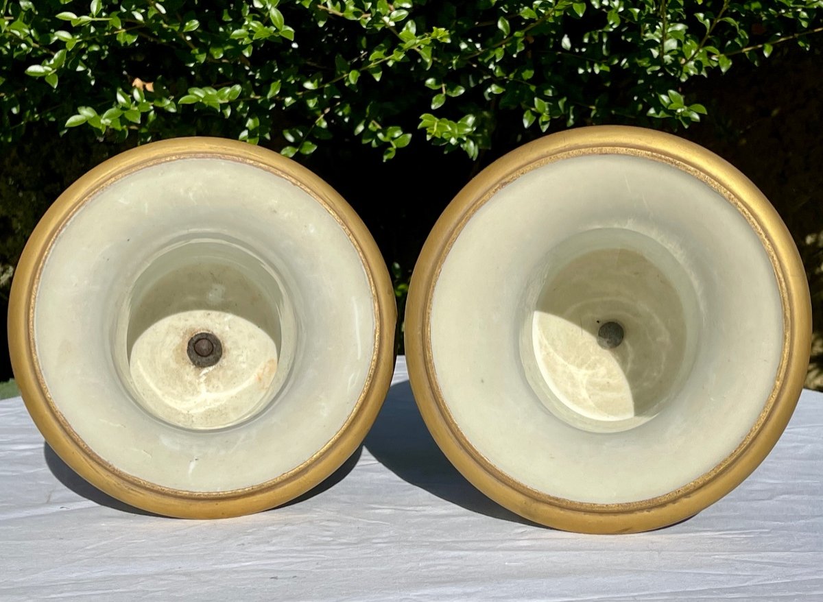 Paire de Vases en Porcelaine à l’effigie de Napoléon Bonaparte -photo-7
