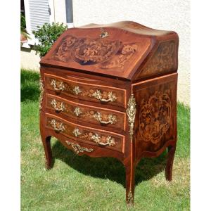 Dos d'âne Marquetry Desk