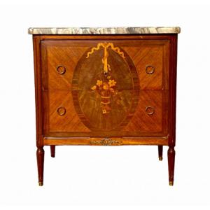 Louis XVI Style Marquetry Commode