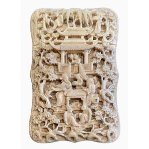 Chinese Ivory Card Holder