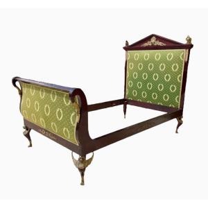 Mahogany Empire Bed