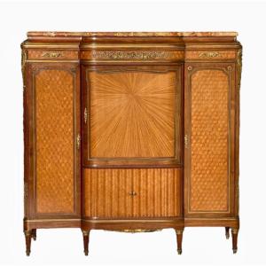 Paul Sormani - Small Marquetry Buffet Cabinet