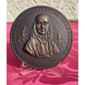 Médaille En Bronze De La Pharmacie Italienne : Diaginto Gestoni .
