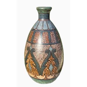 Alfred Renoleau - Ovoid Stoneware Vase 