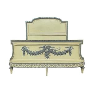 Louis XVI Style Lacquered Bed