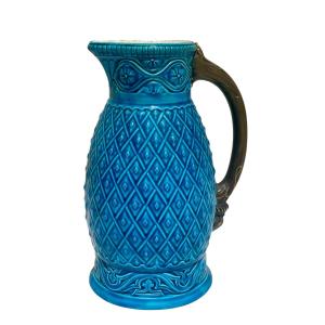 Pichet / Breau à eau  en Majolique de Royal Worcester