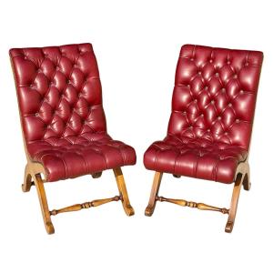 VALENTI - Paire de Chaises Pantoufles 