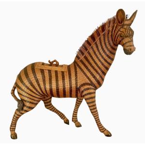 Panier Zèbre Shanghai en osier