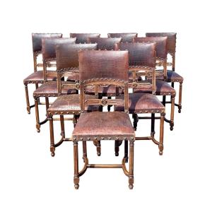 Suite Of 10 Renaissance Chairs