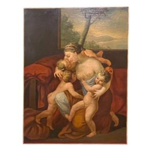 XVIIth - Allegory Of Fertility, Also Known As Charity 