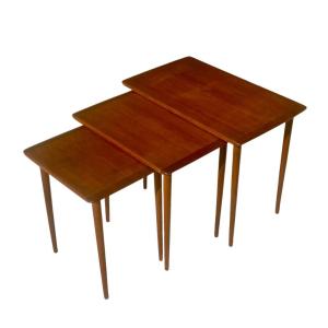Tables gigognes scandinave en teck