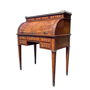 Small Louis XVI-style Cylinder Desk