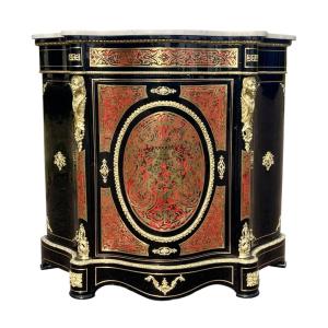 Napoleon III-style Boulle Marquetry Sideboard