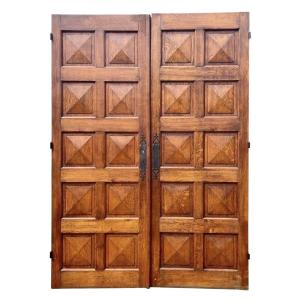 Pair Of Interior And Connecting Doors 