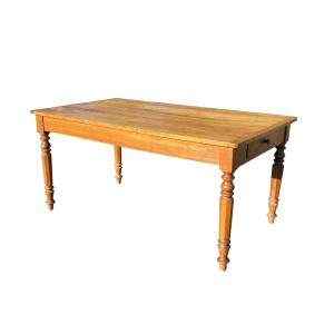 Table / Bureau en Noyer Style Louis Philippe