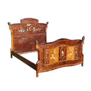 Maison des Bambous, Perret & Vibert - Lit Japonisant en Bambou