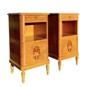 Pair Of Louis XVI-style Nightstands