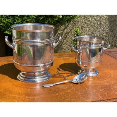 Christofle - Champagne Bucket & Ice Cream Bucket