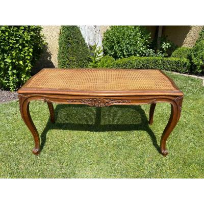 Louis XV Style Walnut & Canning Piano Bench